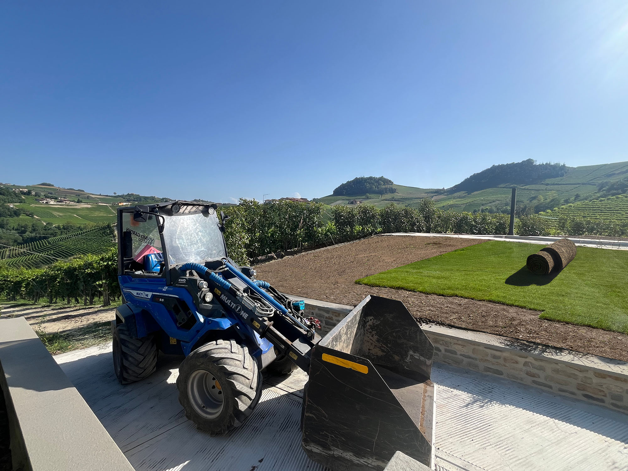 Realizzazione giardino a Monforte d'Alba (CN)